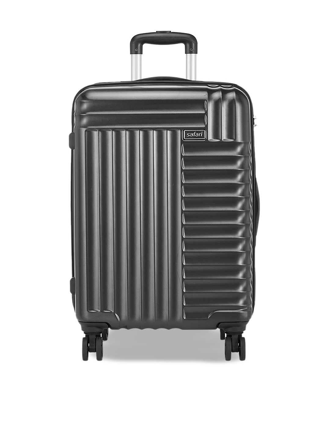 

Safari Textured Hard Sided Large Trolley Bag, Grey