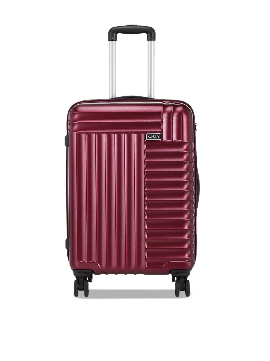

Safari Textured Hard Sided Medium Trolley Bag, Red