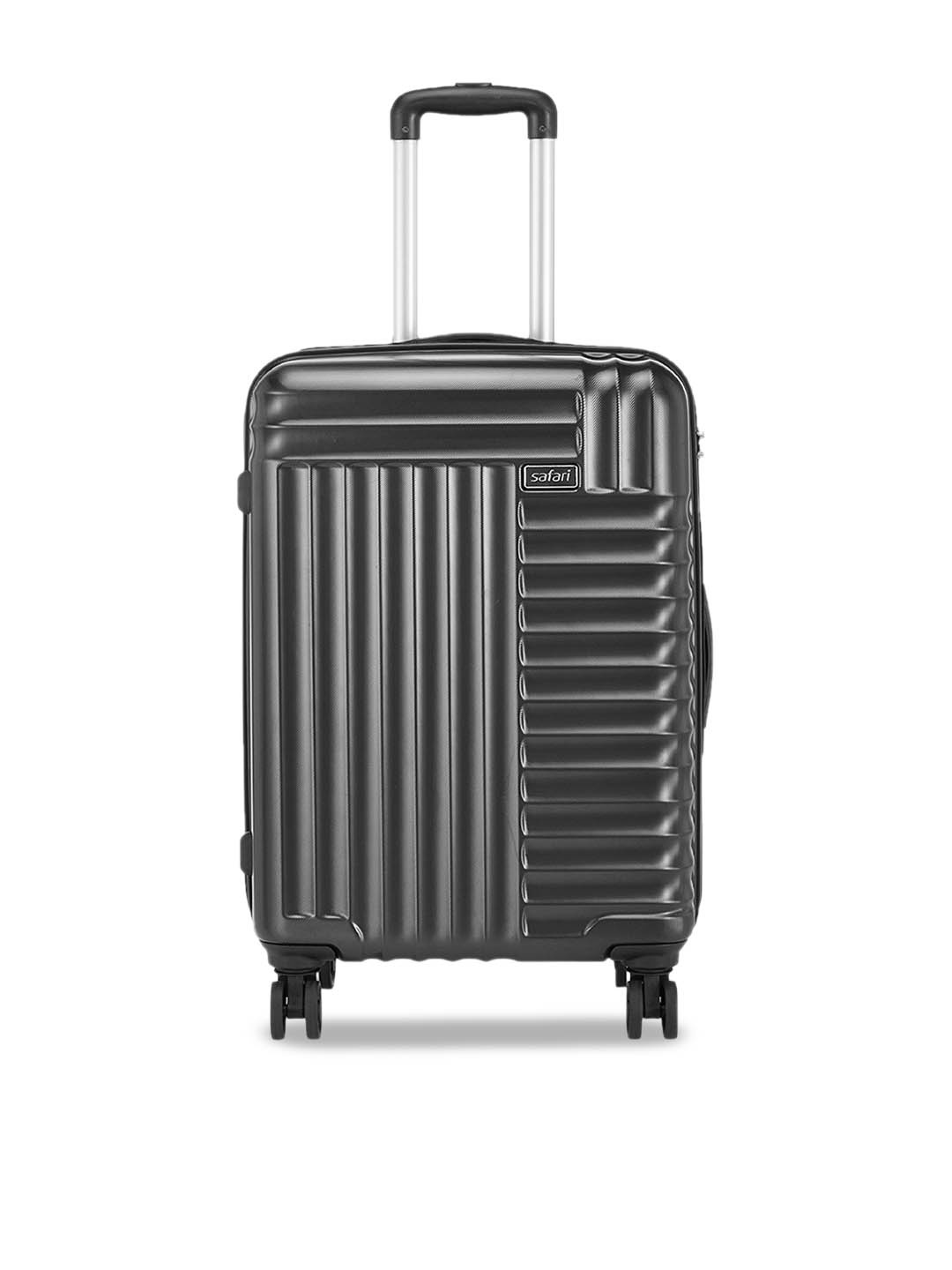 

Safari Quart Textured Hard-Sided Medium Trolley Bag - 81.0 L, Grey