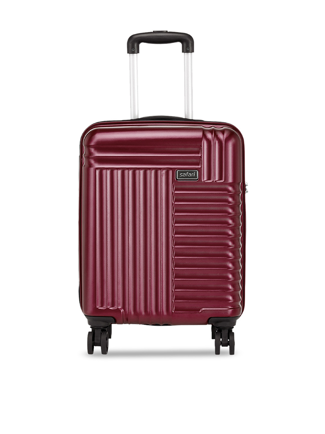 

Safari Quart Textured Hard-Sided Cabin Trolley Bag - 48.0 L, Red