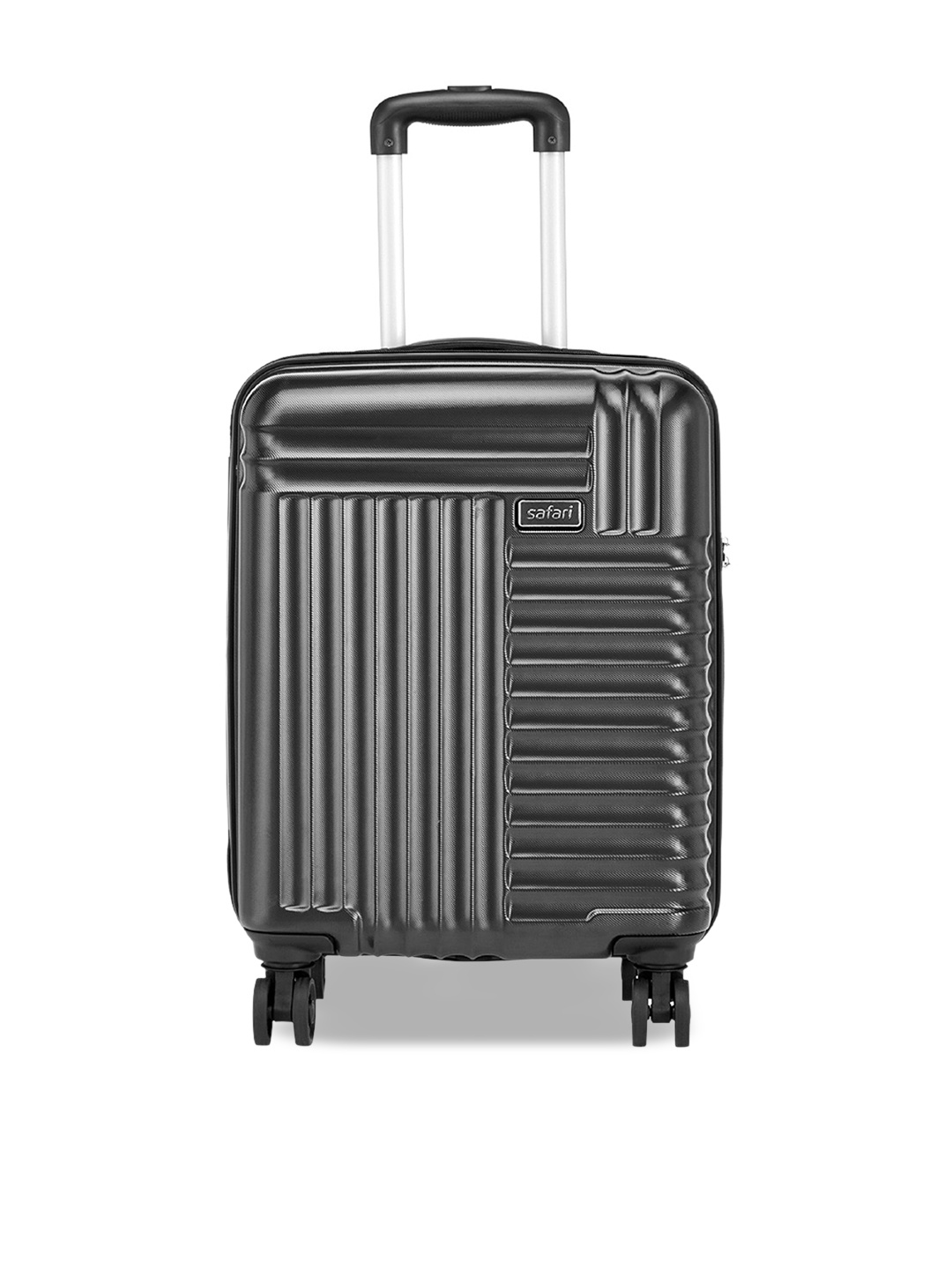 

Safari Textured Hard Sided Cabin Trolley Bag, Grey