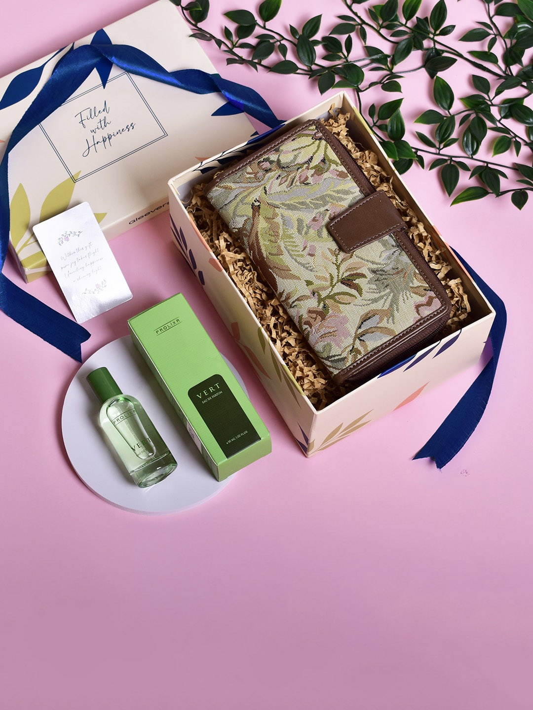 

Gleevers Set Of 2 Prolixr Eau De Parfum - 30ml With Tapestry Clutch Gift Set, Multi