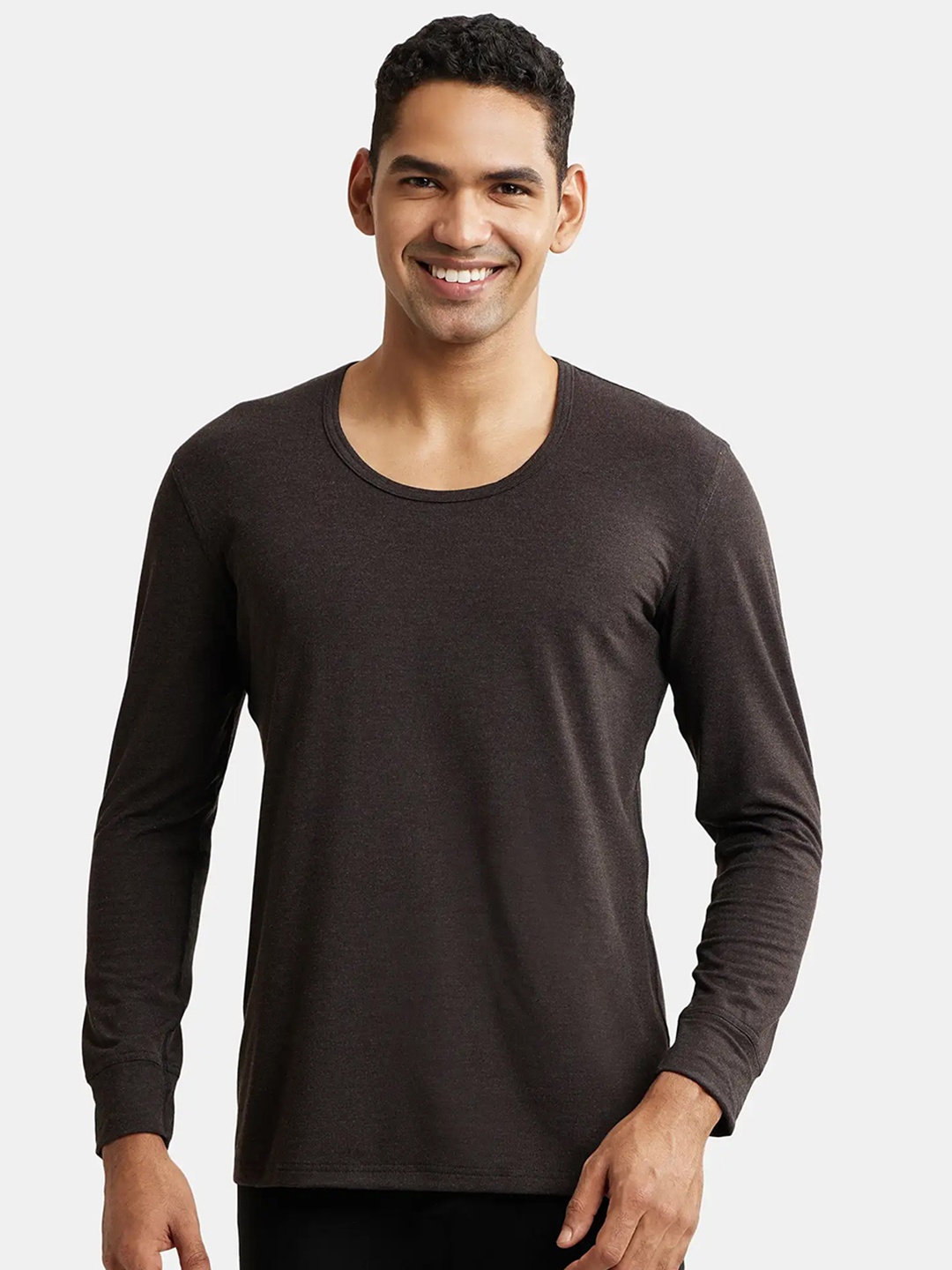 

Soft Touch Microfiber Thermal Undershirt with StayWarm Technology-2604, Black