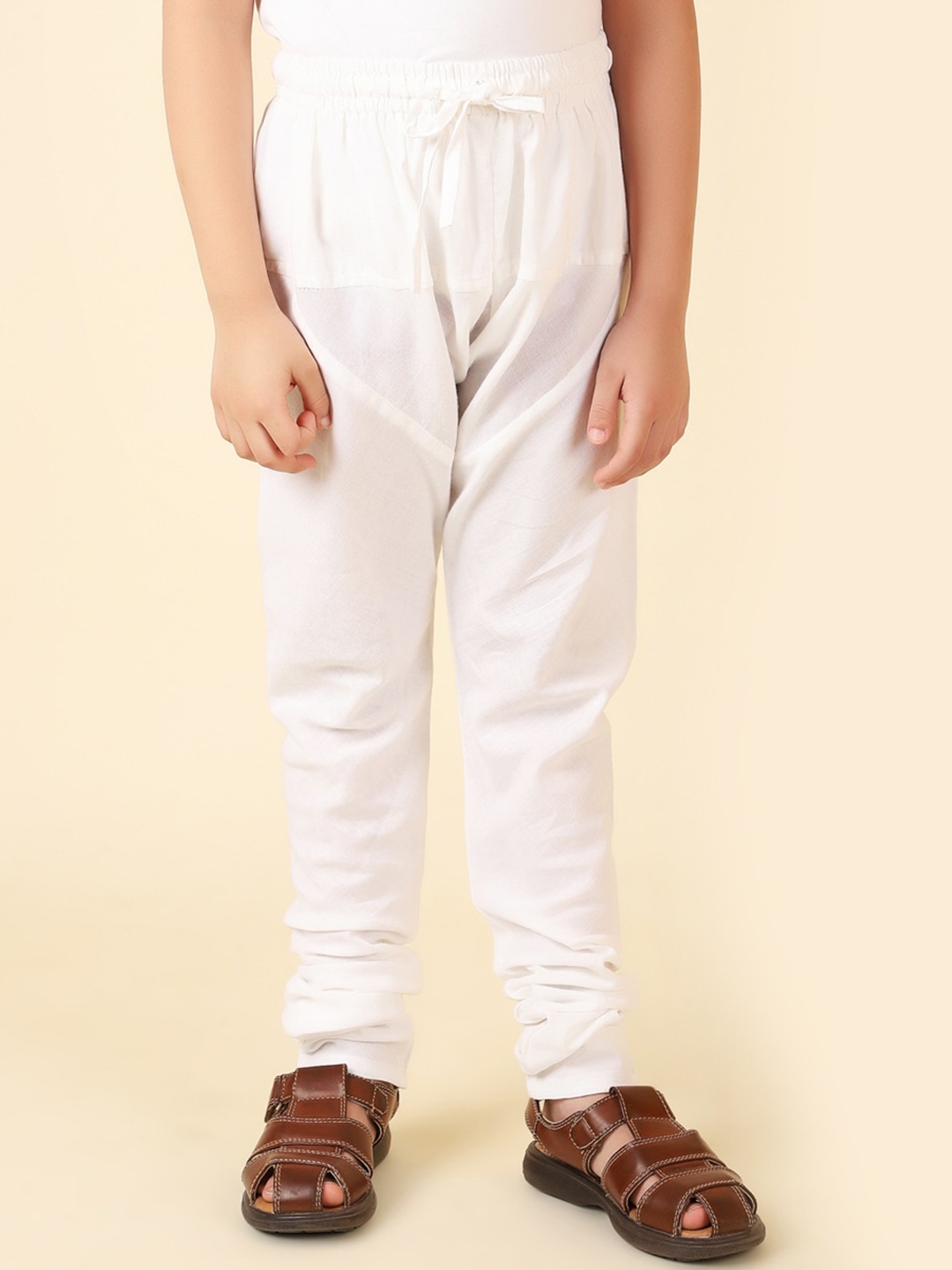 

Fabindia Boys Cotton Churidar, White