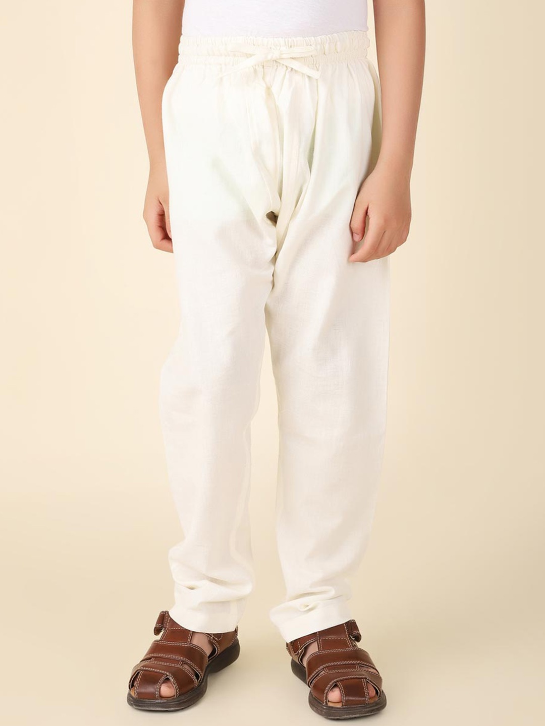 

Fabindia Boys Cotton Pyjamas, White