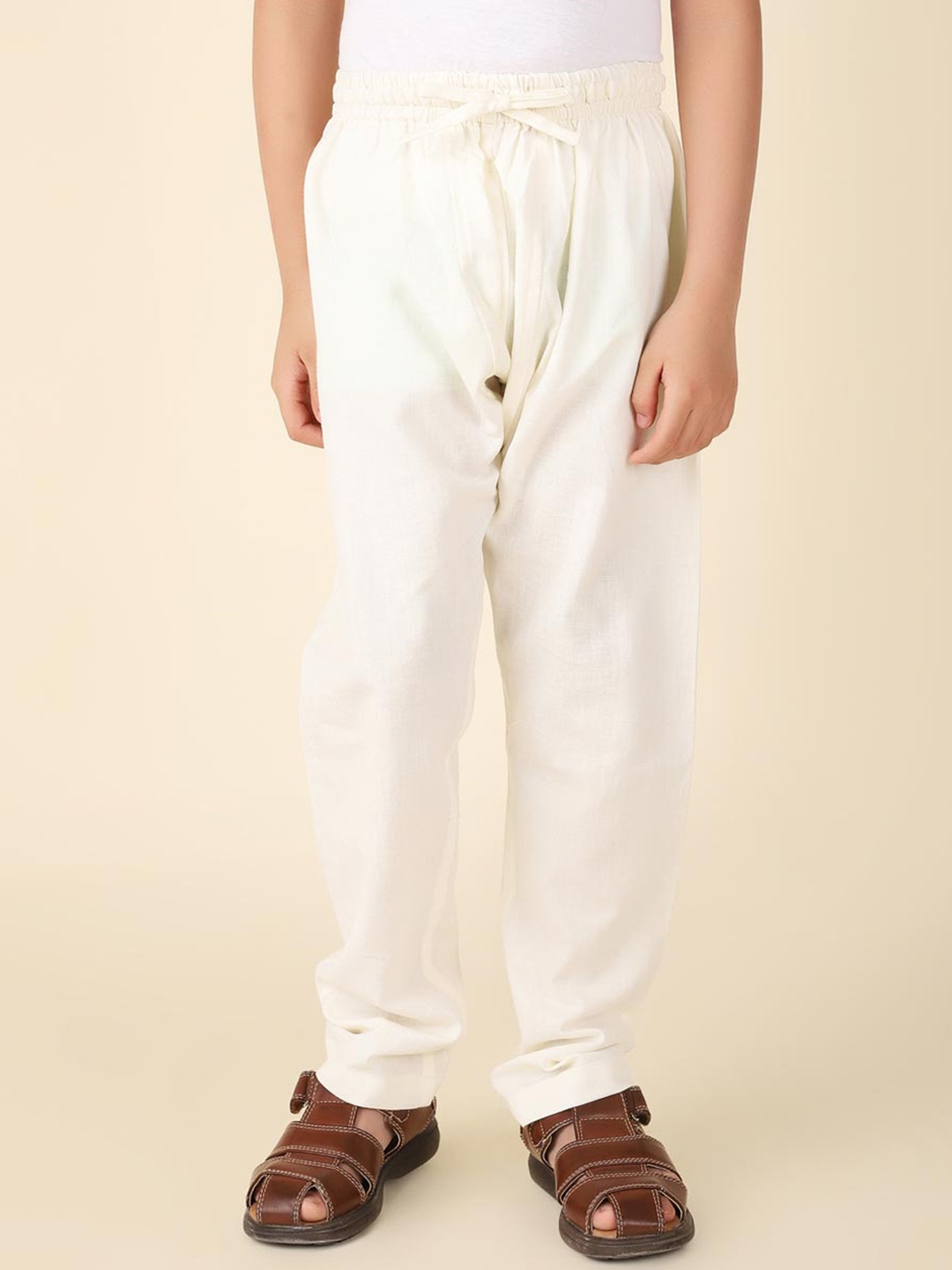 

Fabindia Boys Cotton Pyjamas, Off white