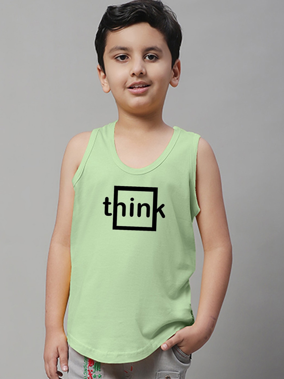 

Friskers Boys Printed Pure Cotton Innerwear Vests KDC477-33-2-3Y, Sea green