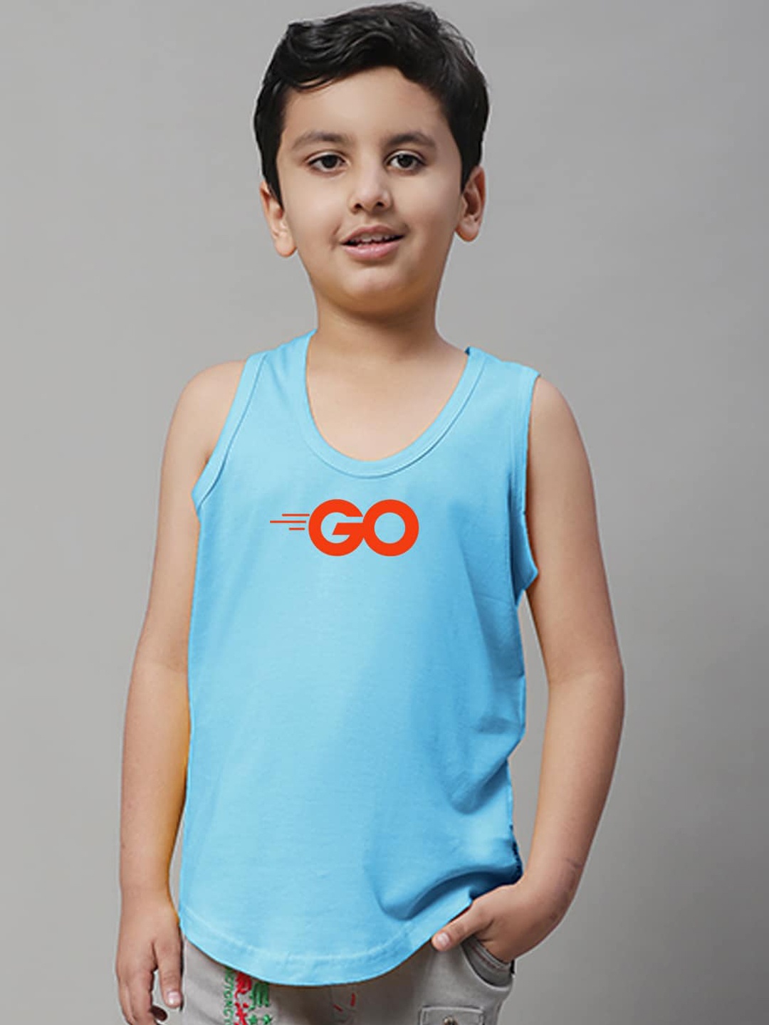 

Friskers Boys Printed Pure Cotton Innerwear Vests KDC491-20-2-3Y, Turquoise blue