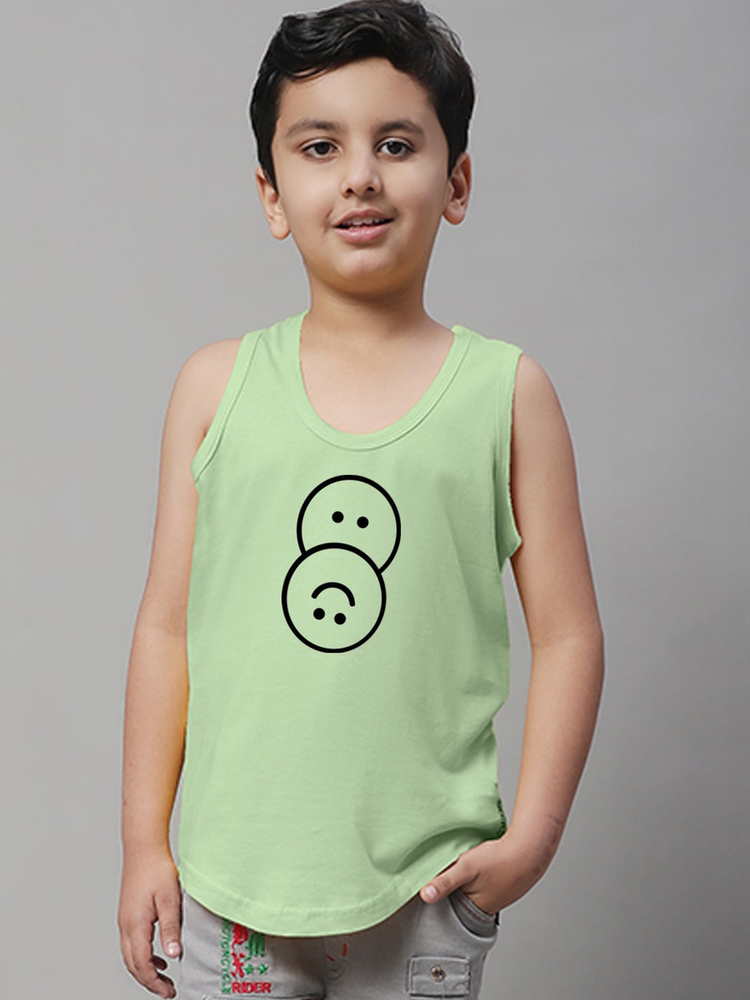 

Friskers Boys Printed Bio Wash Pure Cotton Innerwear Vests KDC469-33-2-3Y, Sea green