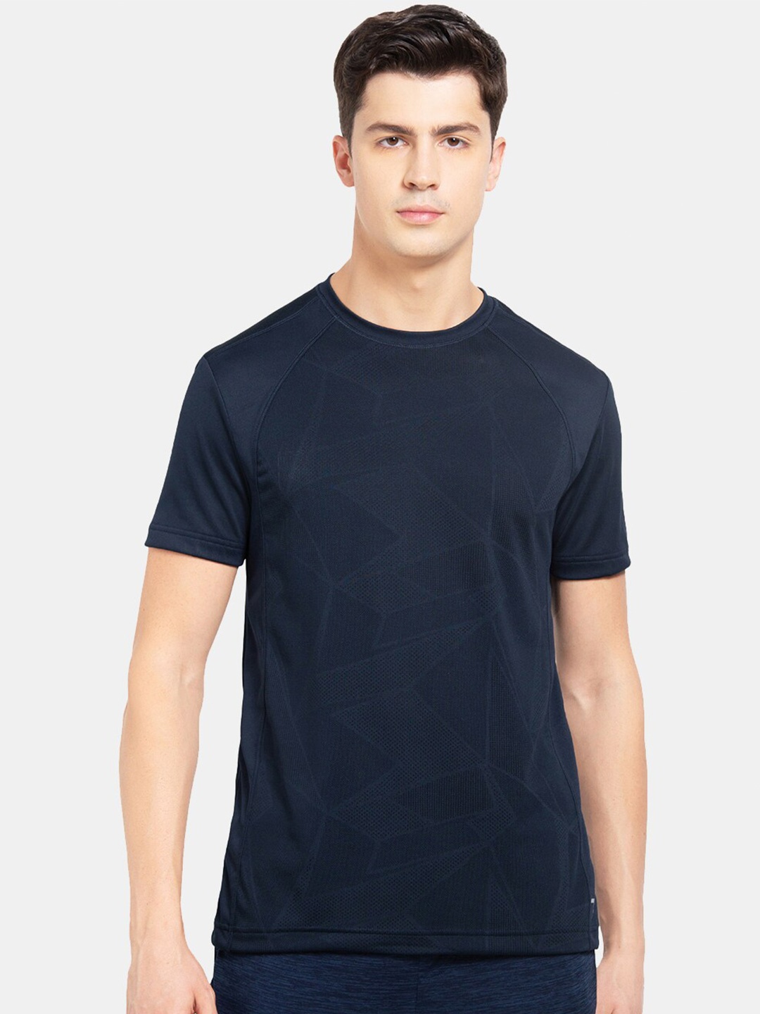 

Jockey Regular Fit Round Neck Antimicrobial T-shirt, Navy blue