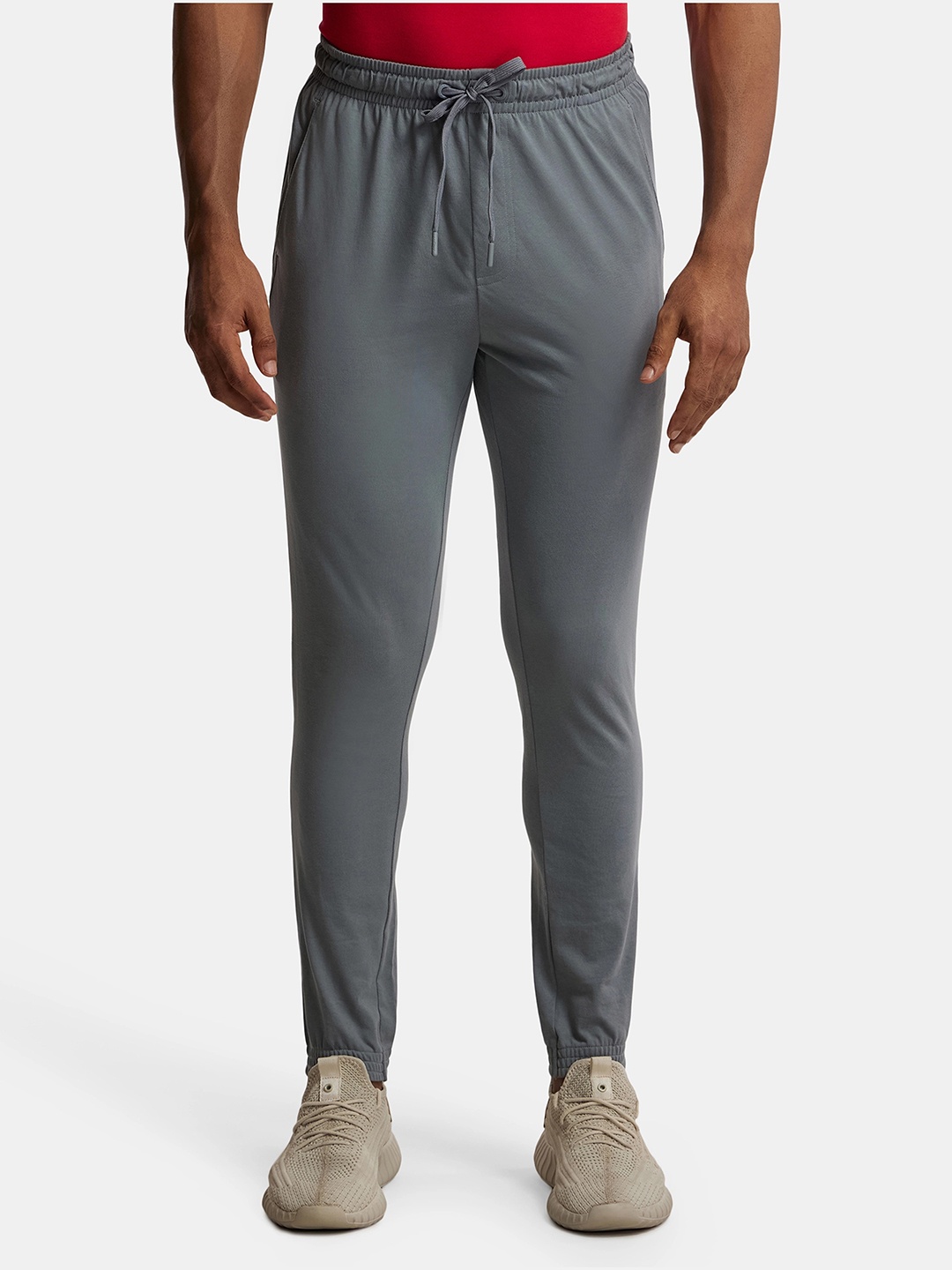 

Jockey Combed Cotton Rich Jogger with StayFresh Treatment-SP31, Grey