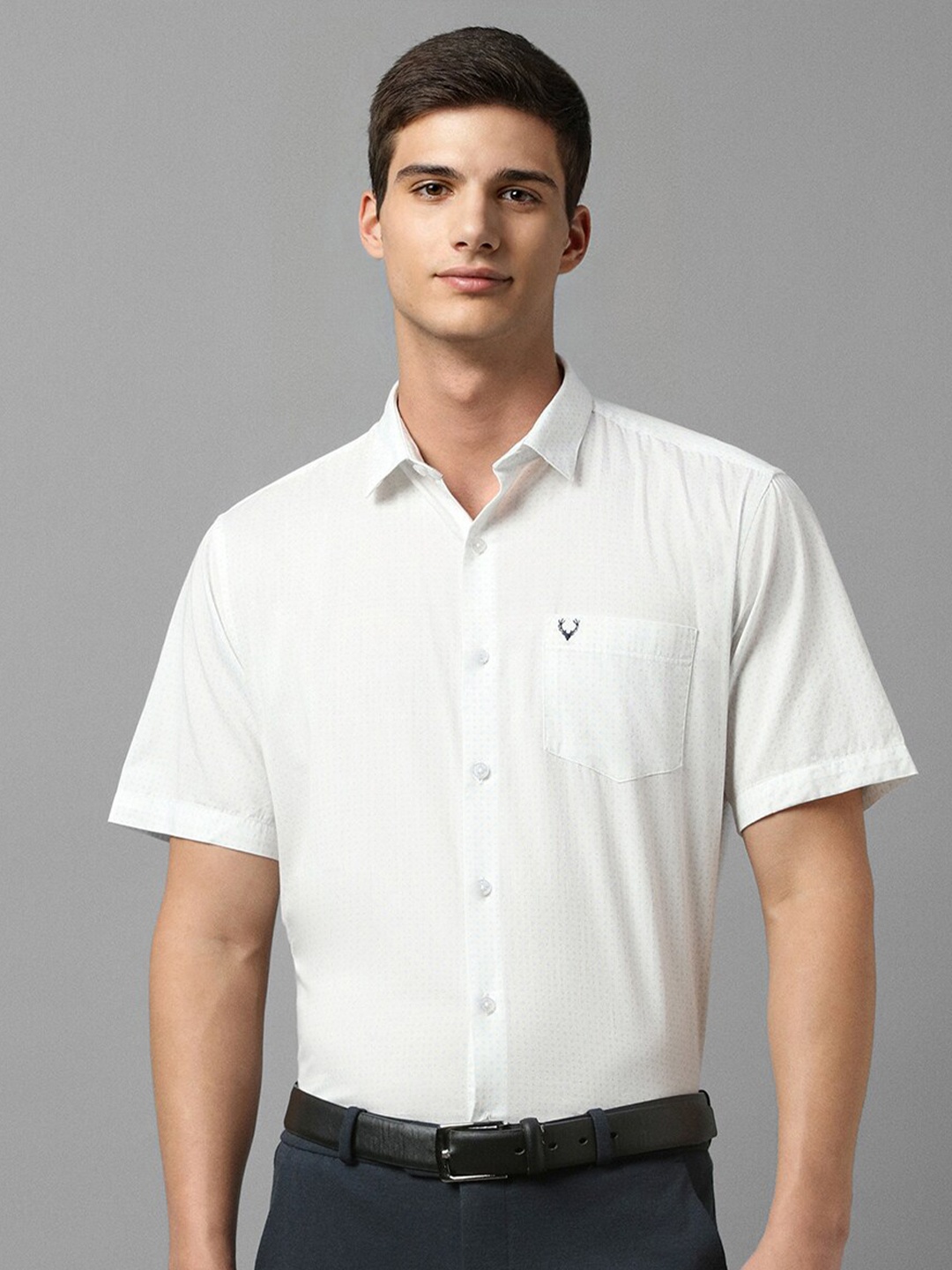 

Allen Solly Slim Fit Pure Cotton Formal Shirt, White