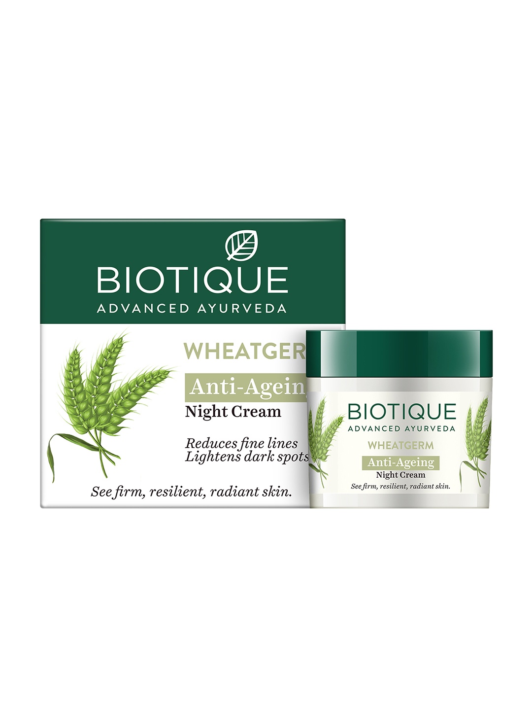

Biotique Wheatgerm Anti-Ageing Night Cream - 50g, White