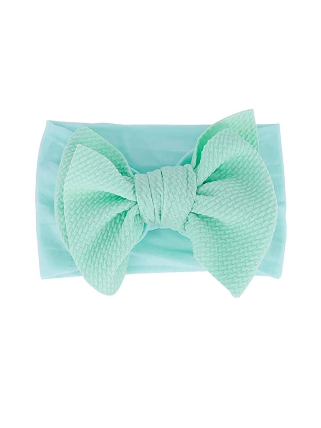 

ANNA CREATIONS Girls Pack Of 6 Self-Design Bow Detail Chill Wrap Headbands, Pink