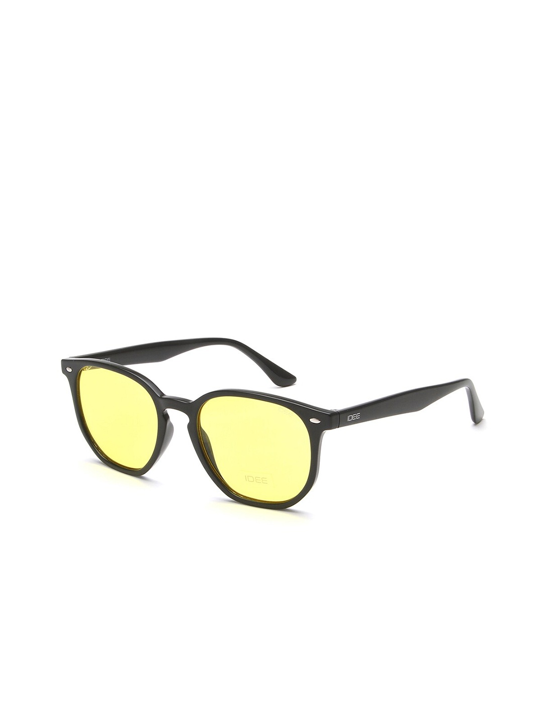 

IDEE Unisex Square Sunglasses with UV Protected Lens IDS2904C3SG, Yellow
