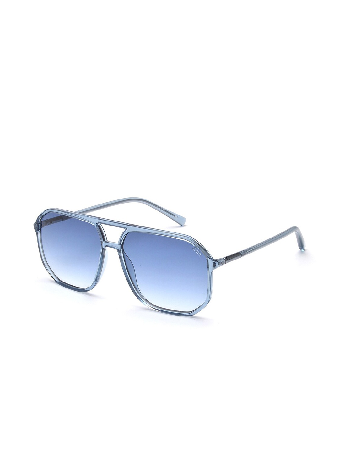 

IDEE Men Square Sunglasses With UV Protected Lens IDS2925C4SG, Blue