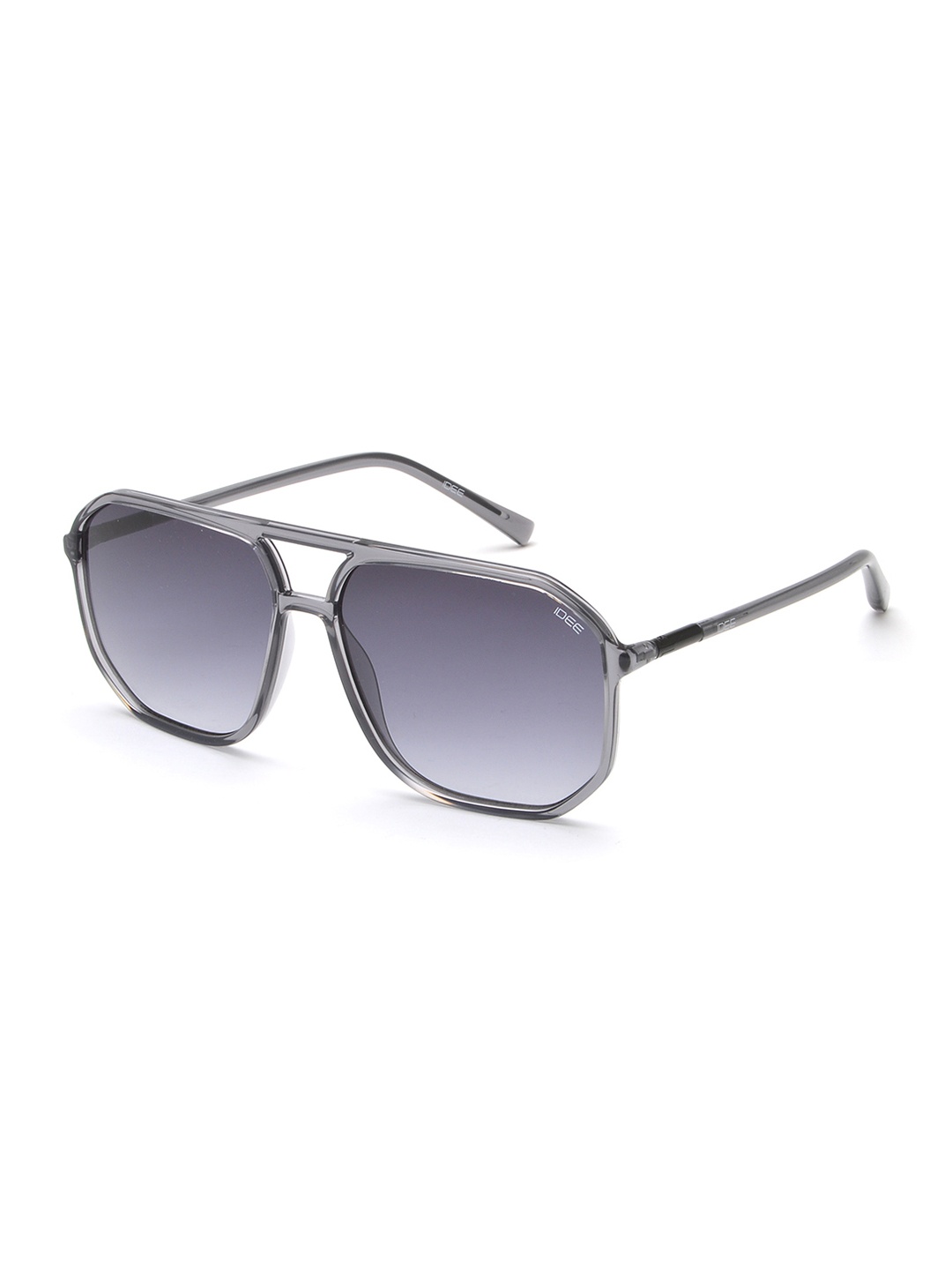 

IDEE Men Square Sunglasses With UV Protected Lens IDS2925C5SG, Grey