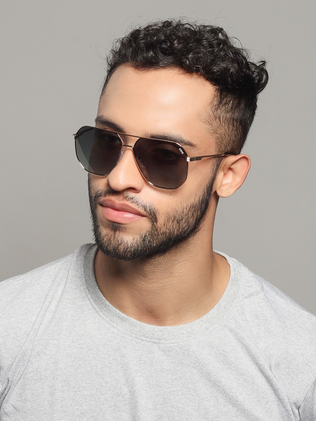 

IDEE Men Square Sunglasses With UV Protected Lens IDS2918C4PSG, Blue