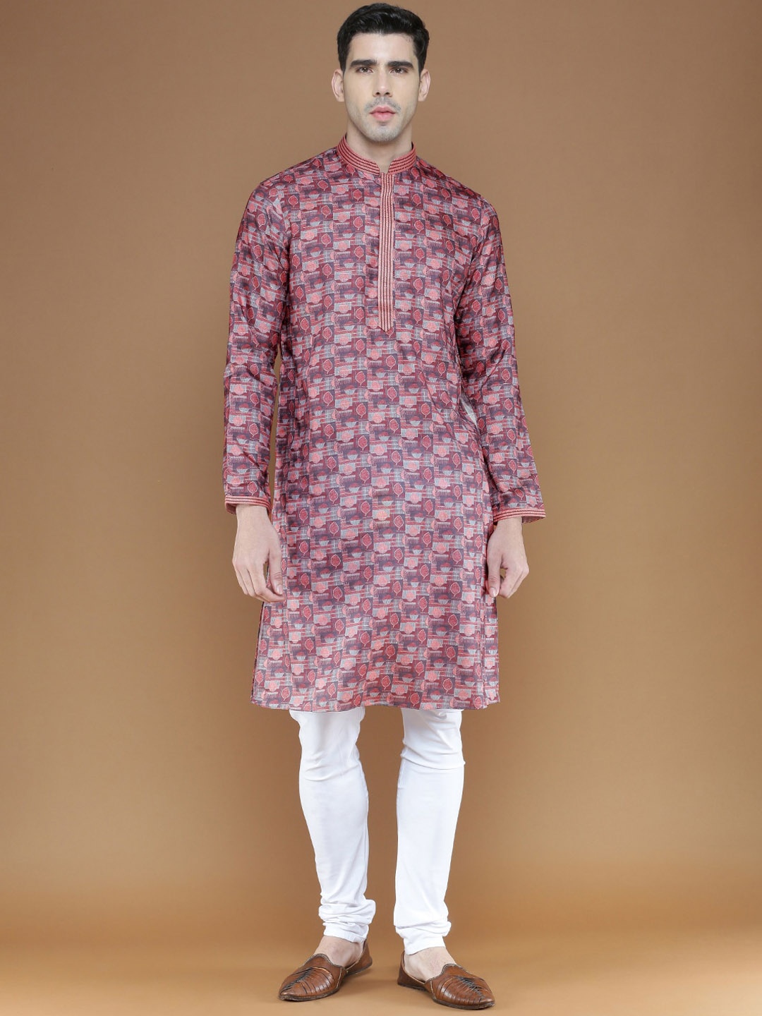

Sanwara Ethnic Motif Printed Regular Kurta with Pyjamas, Purple