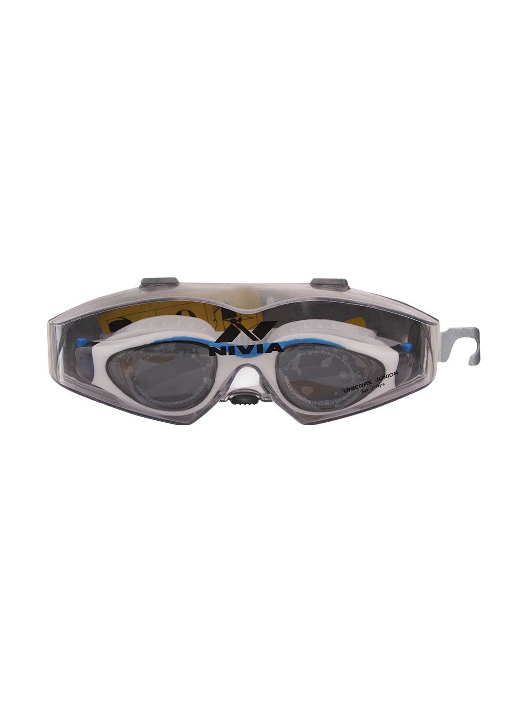 

NIVIA Unisex Anti-Fog Swimwear Goggles, White