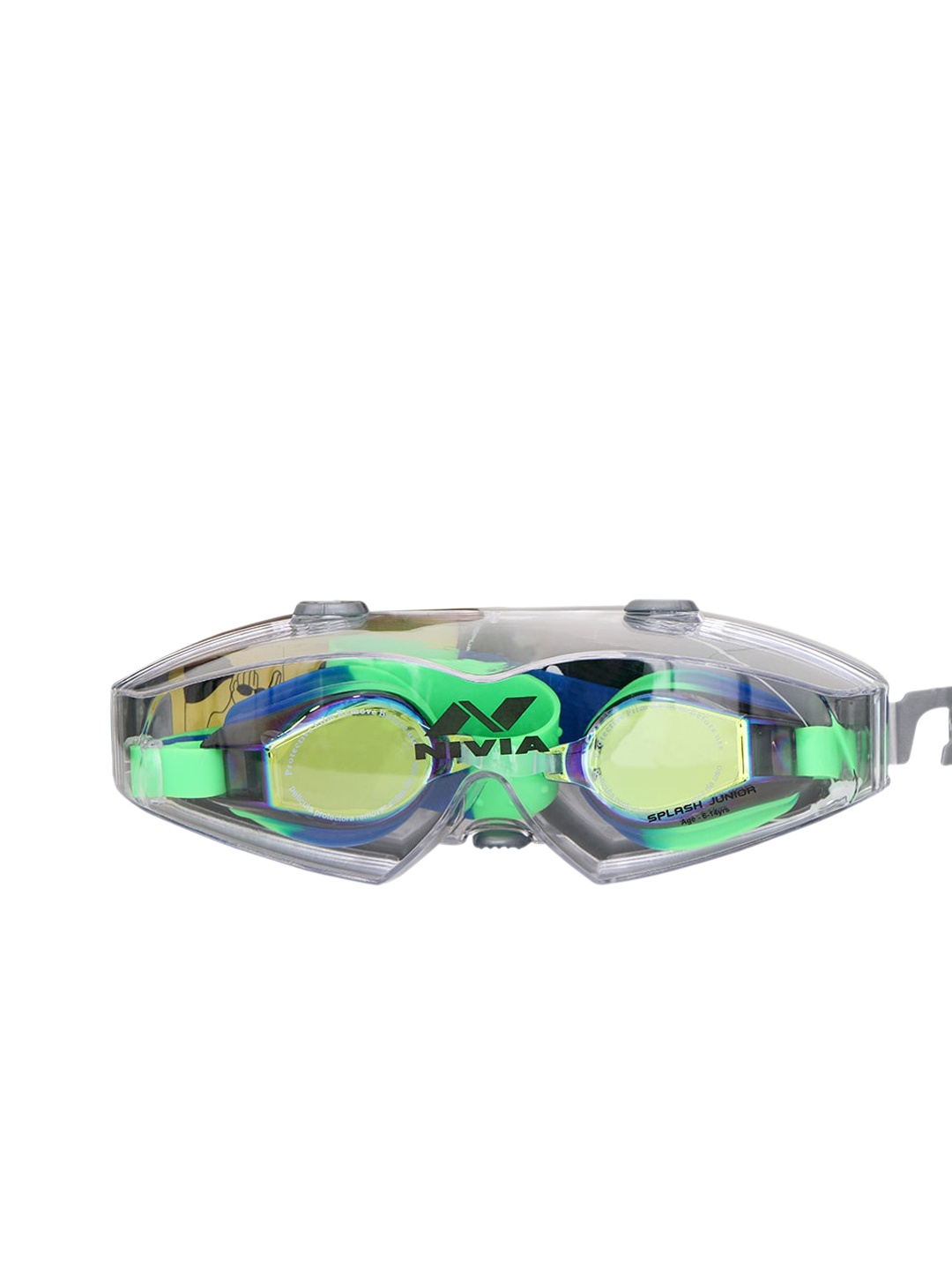 

NIVIA Unisex Anti-Fog Swimwear Goggles, Green