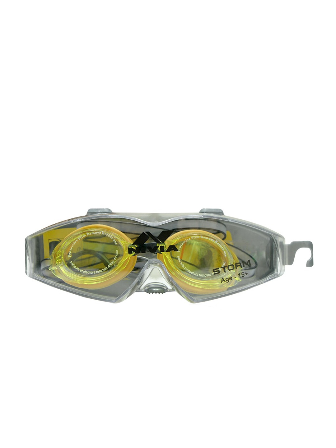 

NIVIA Unisex Anti-Fog Swimwear Goggles, Yellow