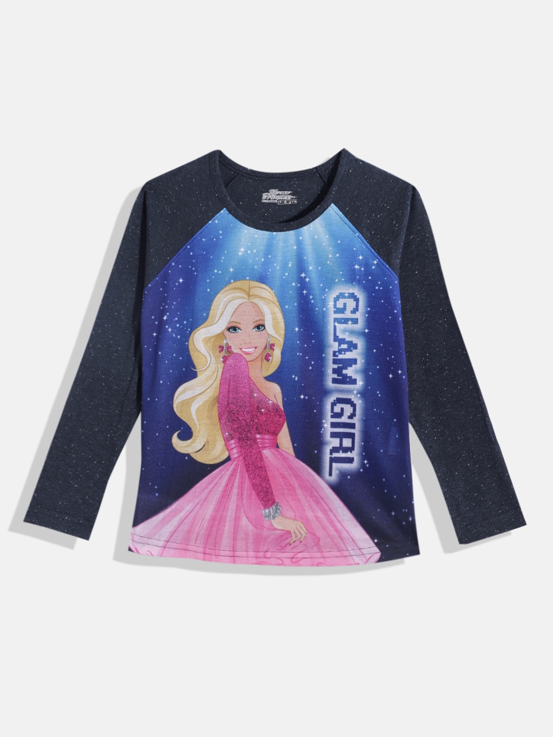 

Eteenz Girls Forever Princess Printed Premium Cotton T-shirt, Blue