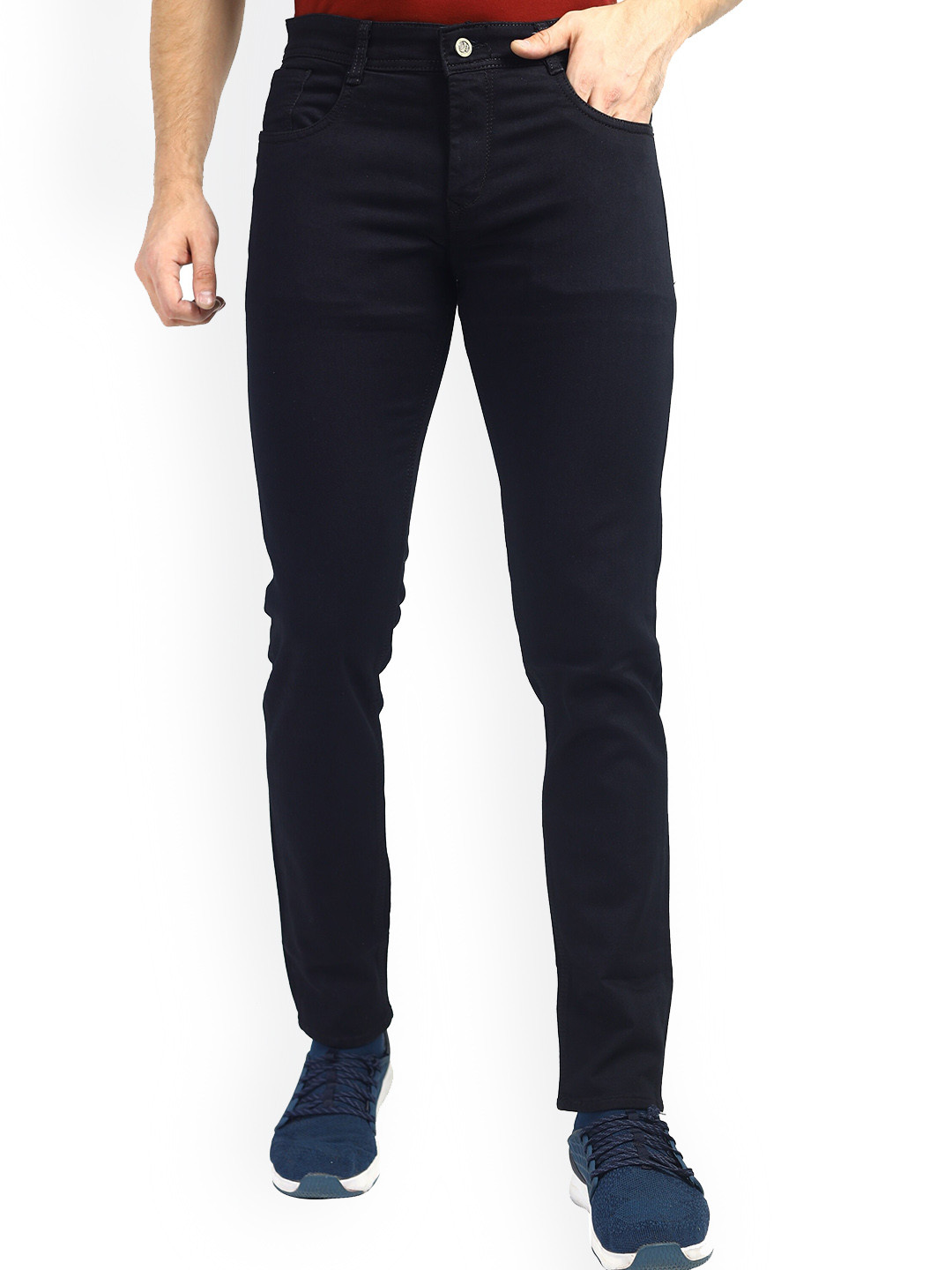 

MM-21 Men Regular Fit Jean Stretchable Jeans, Black