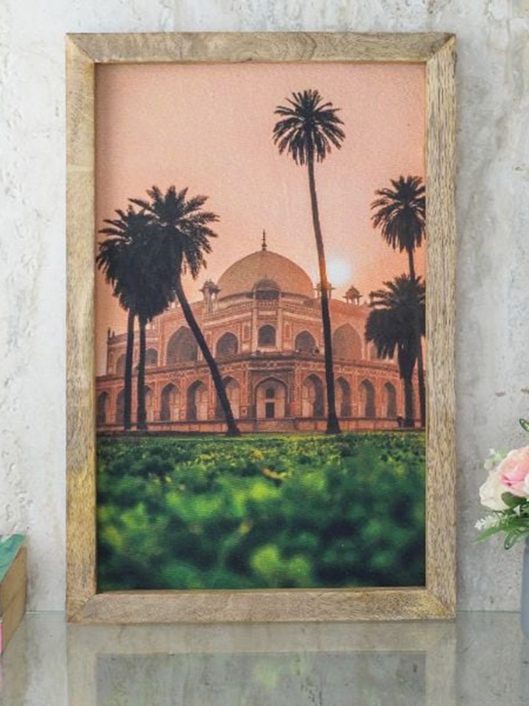 

The Decor Mart Humayun Tomb Canvas Wall Painting, Multi