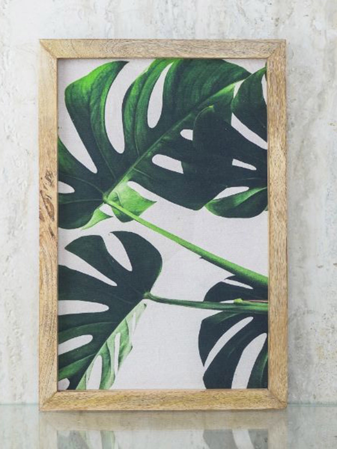 The Decor Mart Tropical Leaf Canvas Wall Painting, Multi