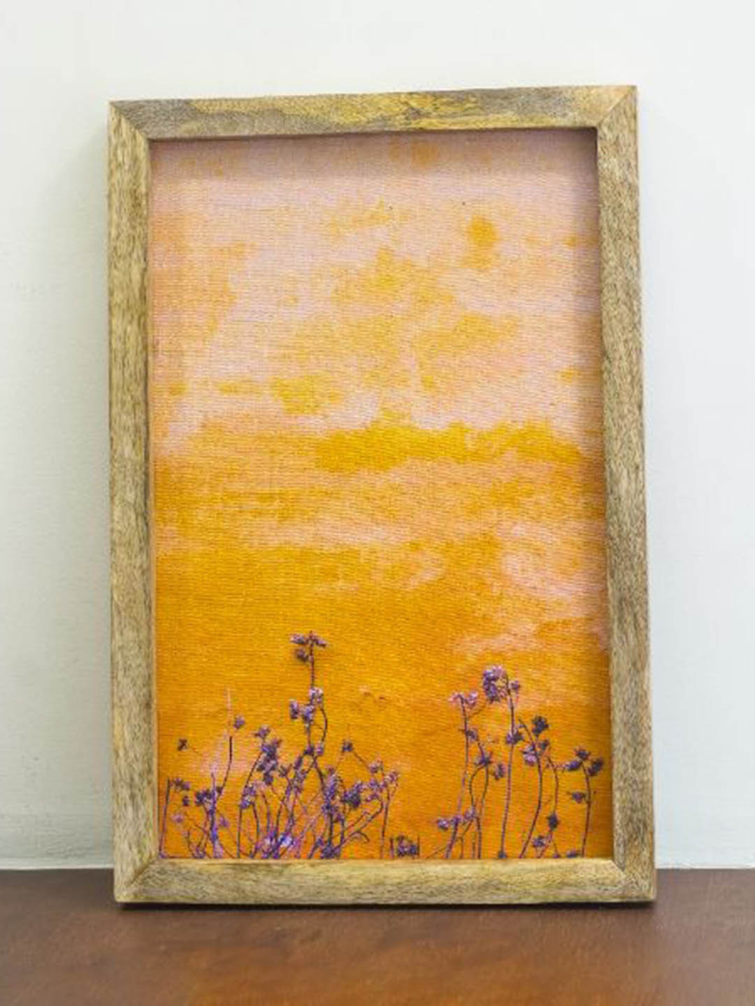 

The Decor Mart Yellow Forest Canvas Painting Framed Wall Art