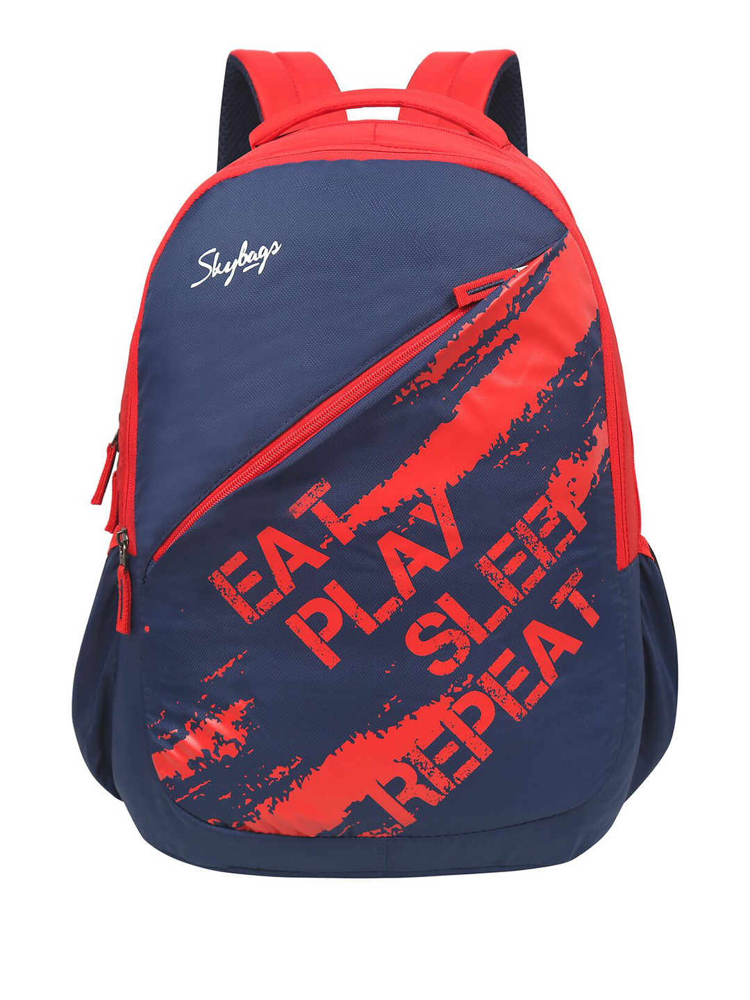 

Skybags Typography Printed Water Resistance Backpack, Red
