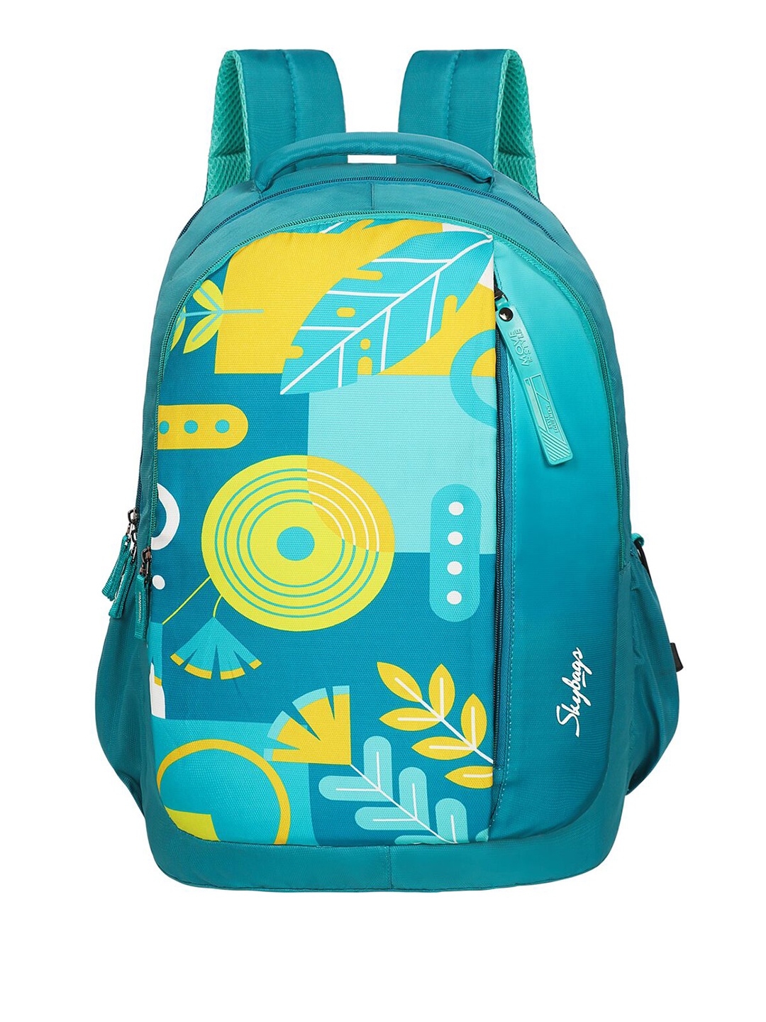 

Skybags Unisex Graphic Backpack, Teal
