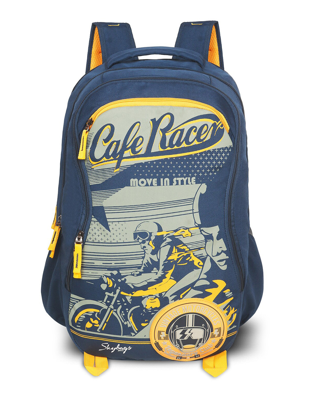 

Skybags Unisex Graphic 16 Inch Laptop Backpack, Blue