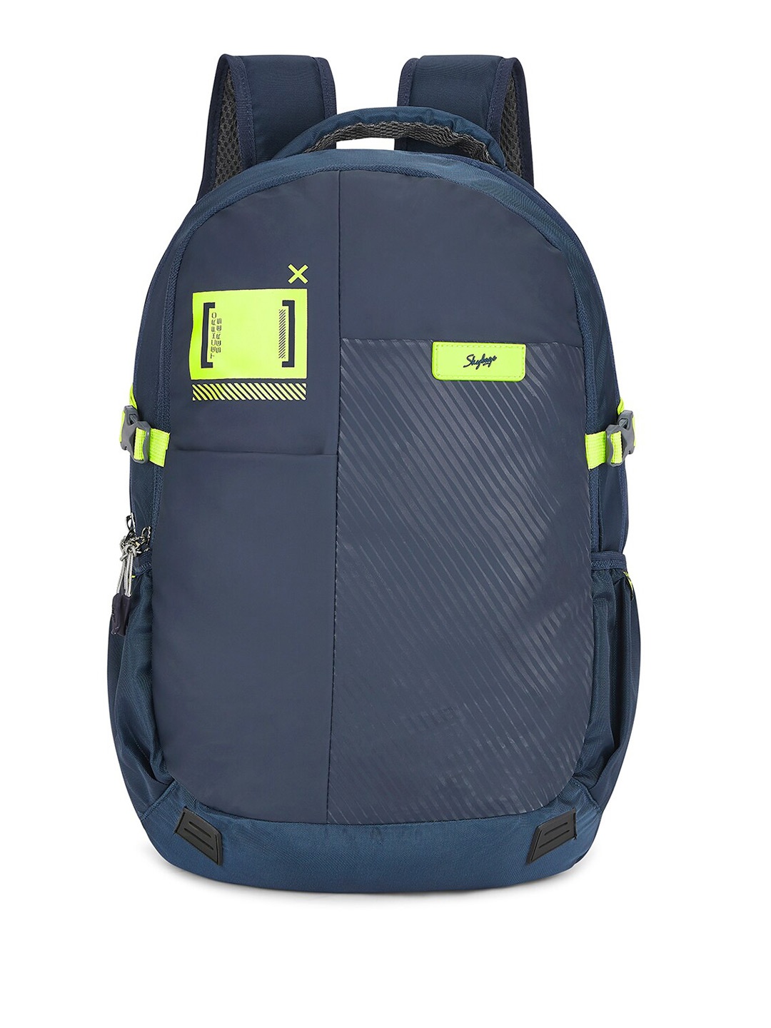 

Skybags Unisex Medium Non-Padded Backpack - Up to 16 inch, Blue