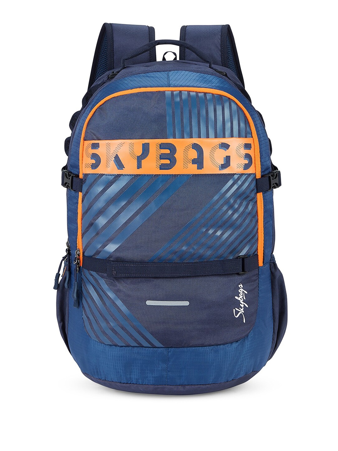

Skybags Unisex Brand Logo Printed 16 Inch Laptop Backpack, Blue