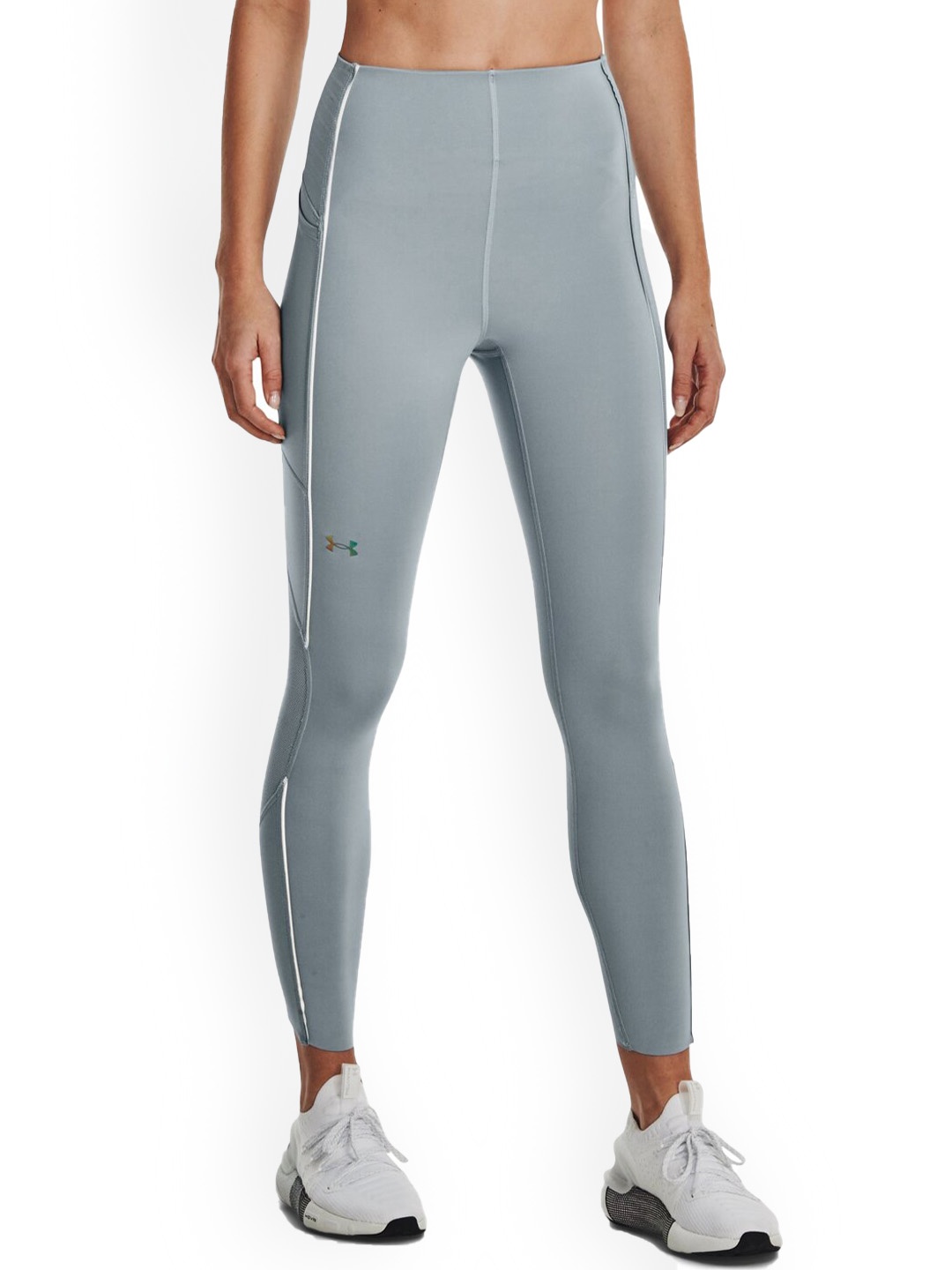 

UNDER ARMOUR WomenUA Rush Vent Ankle Length Tights, Grey