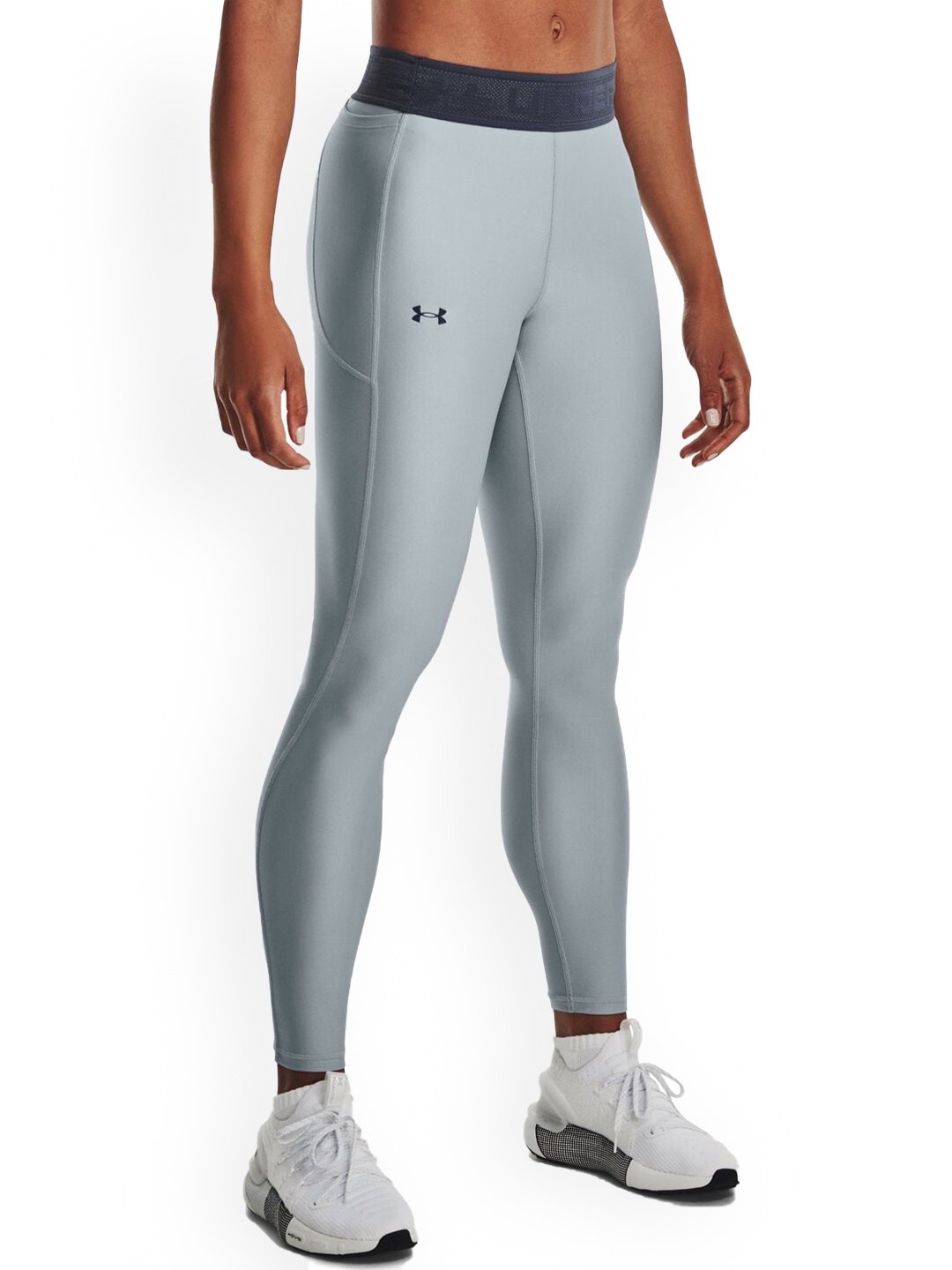 

UNDER ARMOUR UA Armour Branded Waistband Tights, Grey