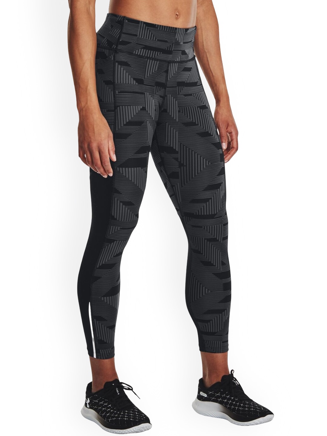 

UNDER ARMOUR Women Printed Tights, Grey