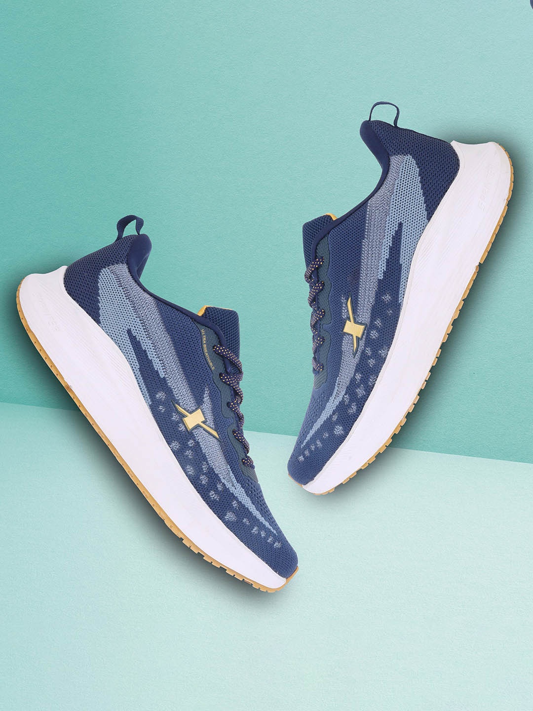 

Sparx Men Mesh Running Lace-Up Running Shoes, Navy blue