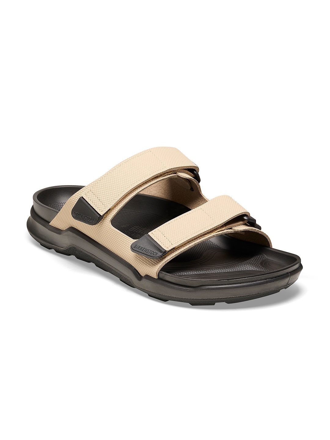 

Birkenstock Atacama Futura Sandcastle Regular Width Birko-Flor Two-Strap Sandals, Beige