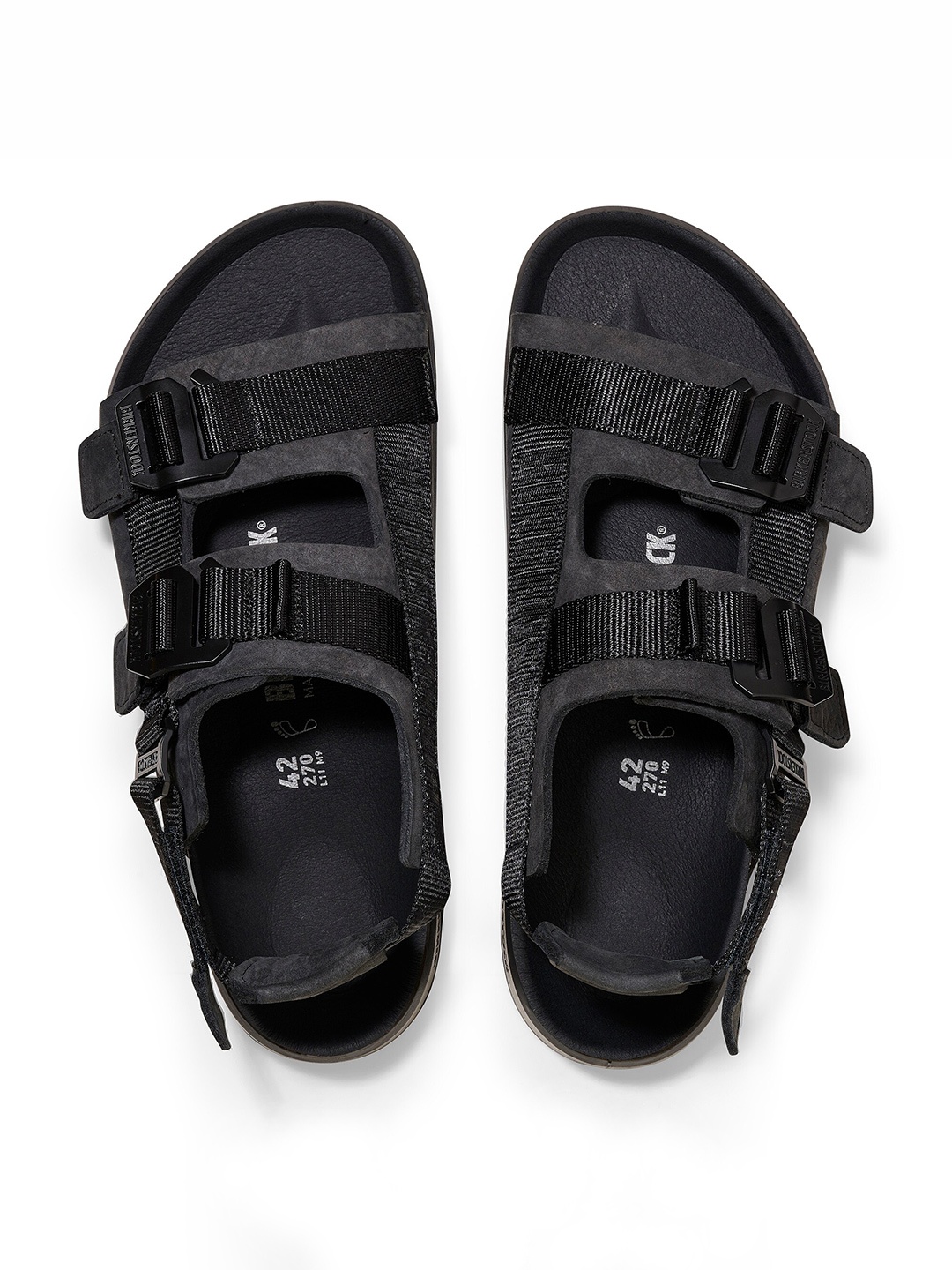 

Birkenstock Men Shinjuku With Ankle Strap Comfort Sandals, Black