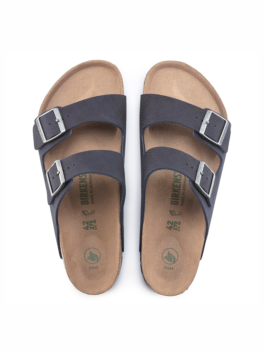 

Birkenstock Men Arizona Two-strap Comfort Sandals, Navy blue