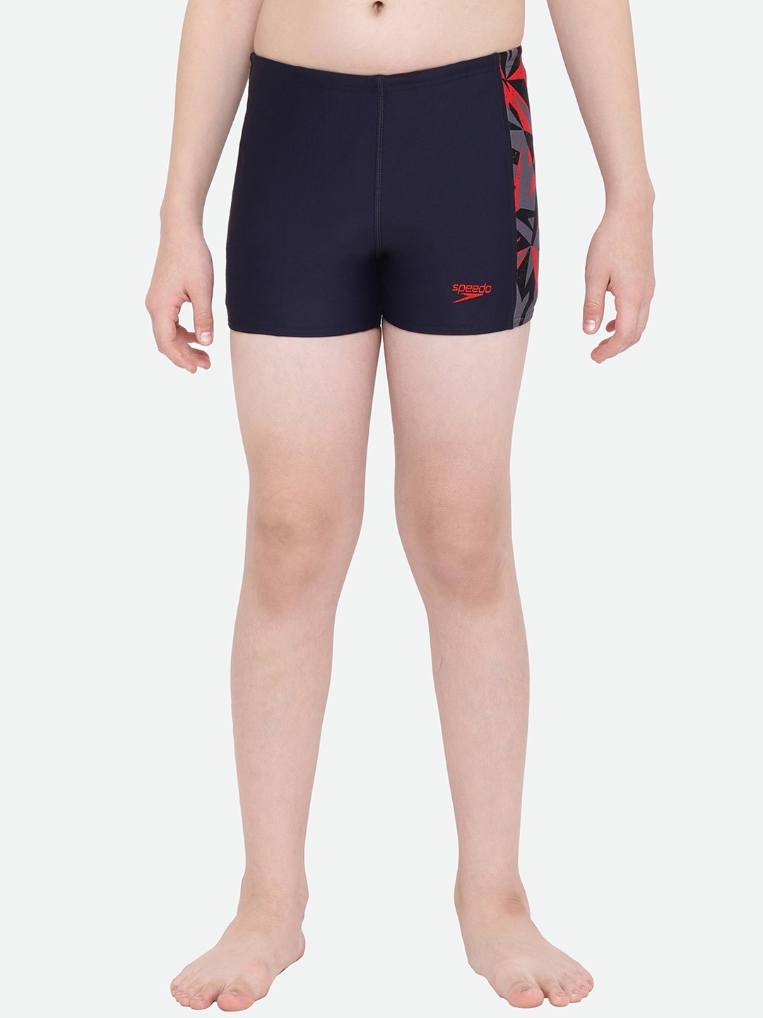 

Speedo Boys Mid-Rise Sports Shorts, Blue