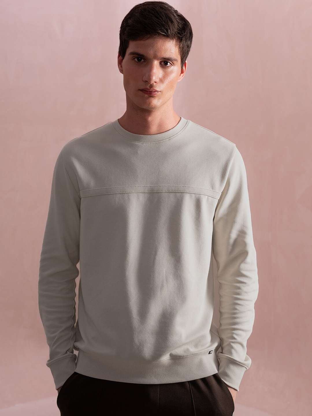 

DAMENSCH Round Neck Sweatshirt, Off white