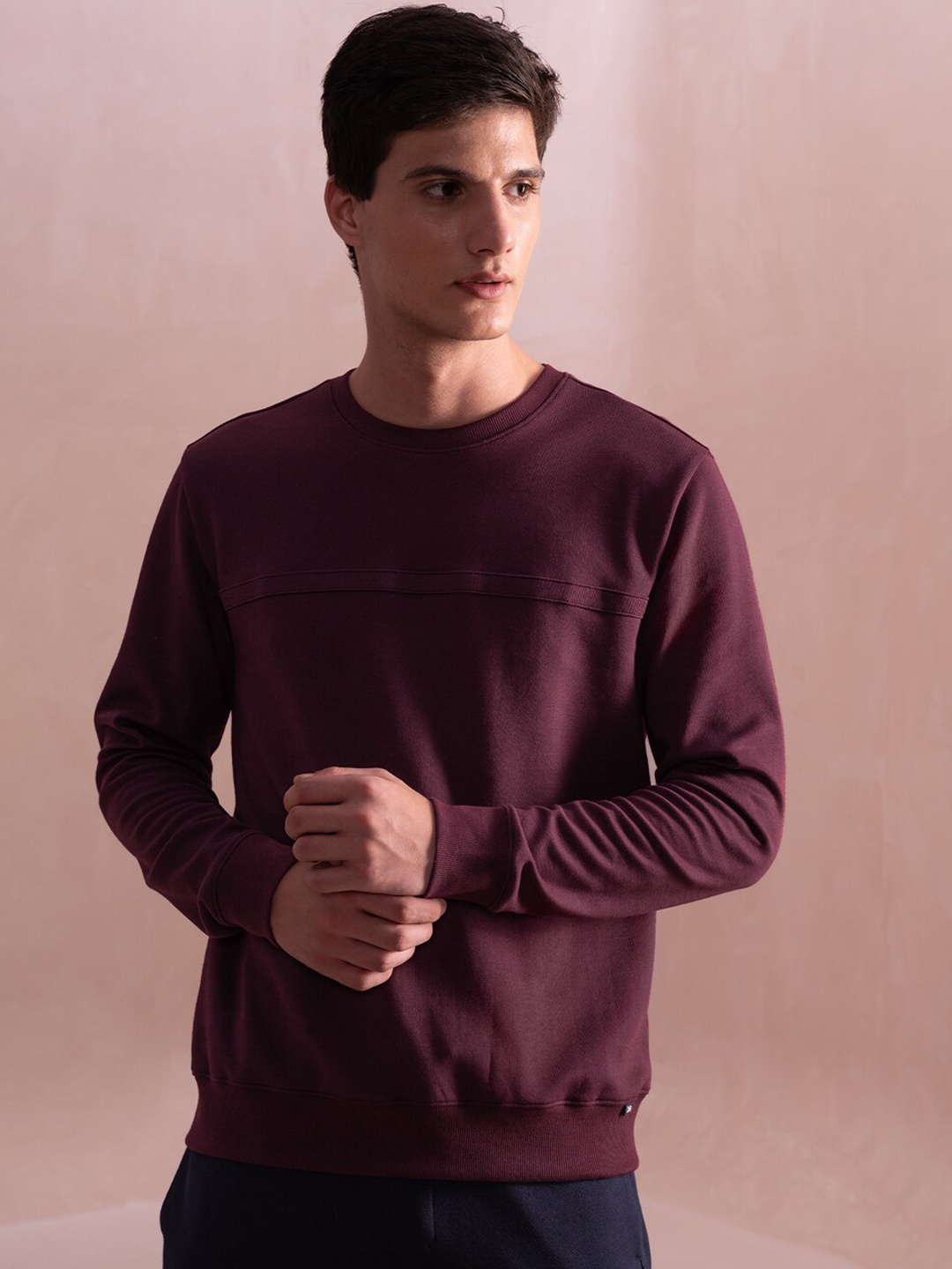 

DAMENSCH Round Neck Sweatshirt, Maroon