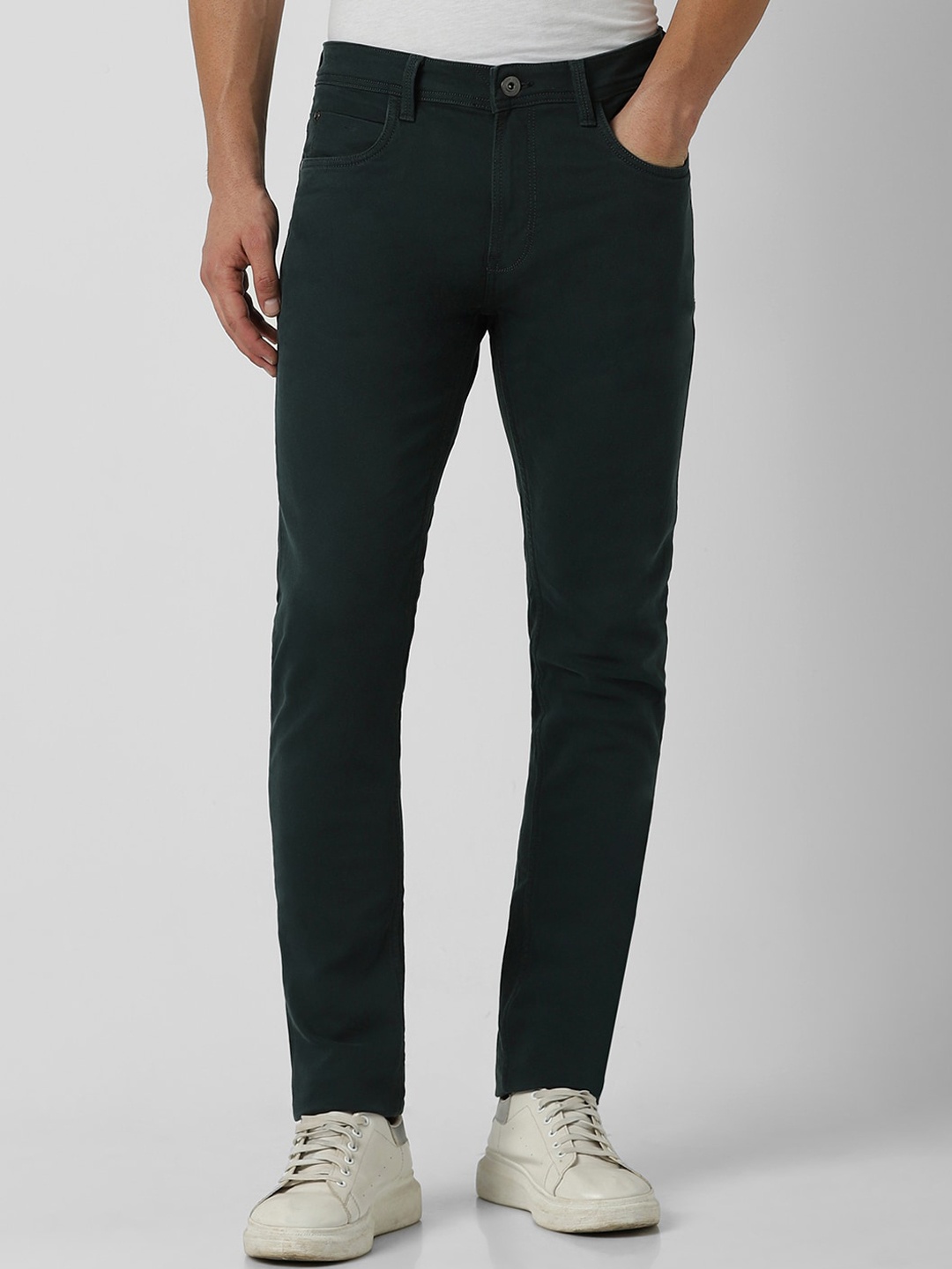 

Peter England Men Green Slim Fit Jeans