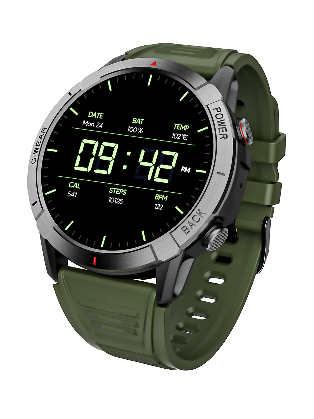 

boAt Lunar Fit 1.43" Amoled Display Smart Watch, Green