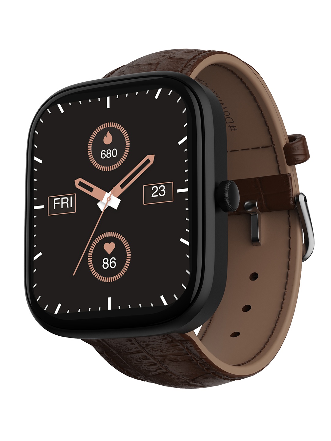 

boAt Unisex Ultima Prism 1.96" Amolded Display 650 Nits Smartwatch With Bluetooth Calling, Brown