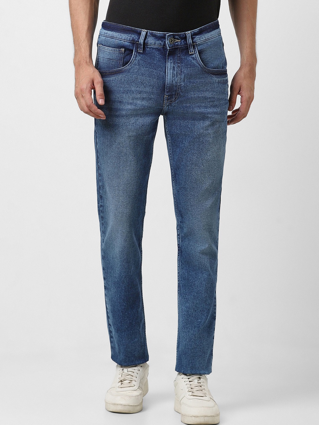 

VAN HEUSEN DENIM LABS Men Blue Slim Fit Heavy Fade Jeans